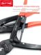 SUTTNE wire crimping pliers cold press terminal bare terminal round fork wire nose electrician ratchet force-saving wire crimping pliers