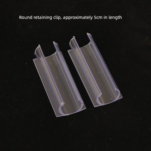 Led Flexible Neon Light Strip Clips, Engineering Fixing Clips, 1m Clip Slots, Straight Groove, Round Light Strip Clip Sl