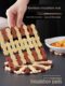 Heat insulation pad Large casserole mats Restaurant household heat-resistant high temperature resistant plate bowl pad anti-scalding placemat bamboo cushion round square