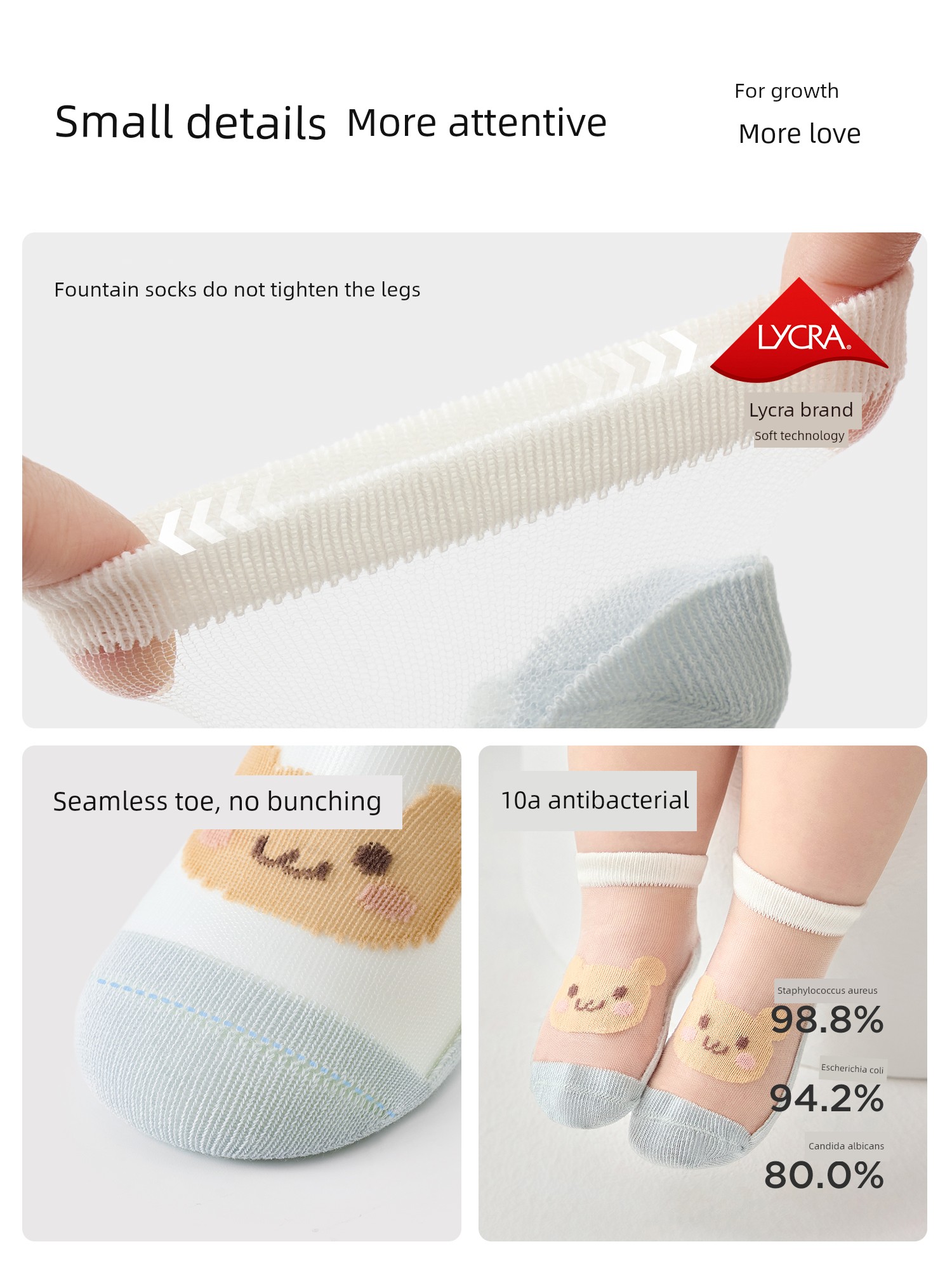 Niduoxiong Crystal Ice Silk Summer Thin Loose Socks — 4