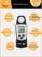 Testo540/545 illuminance meter Split illuminance meter High-precision meter Germany