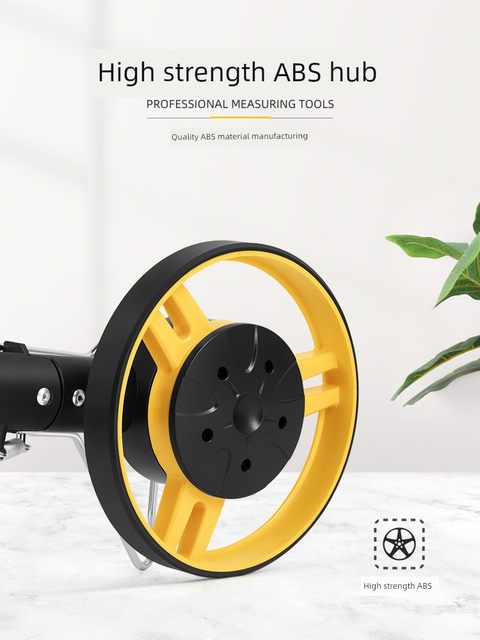 Deli Tool Rangefinder Roller Roller Type High Precision Hand Speculation Rangefinder Mechanical Roller Electronic Digital Display Measurement Ruler