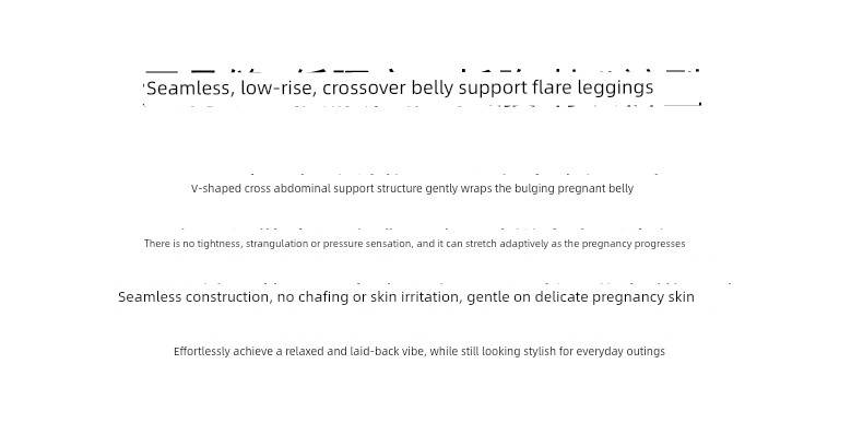 Unisunny Shark Pants Fall and Winter Low Waist Yoga Pregnant Women — 10