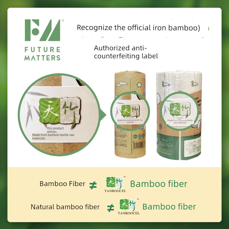 FM Days Bamboo Fiber Weekly Throwing Rag 20 Pieces/Roll Extra Large Thickened Clean Formaldehyde-Free Fluoresce Maternal and Child Safety