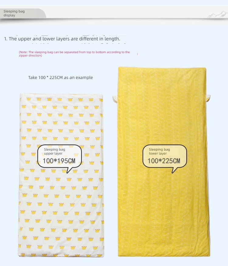 Removable bile to work in an office dormitory school spring and autumn winter Sleeping bag