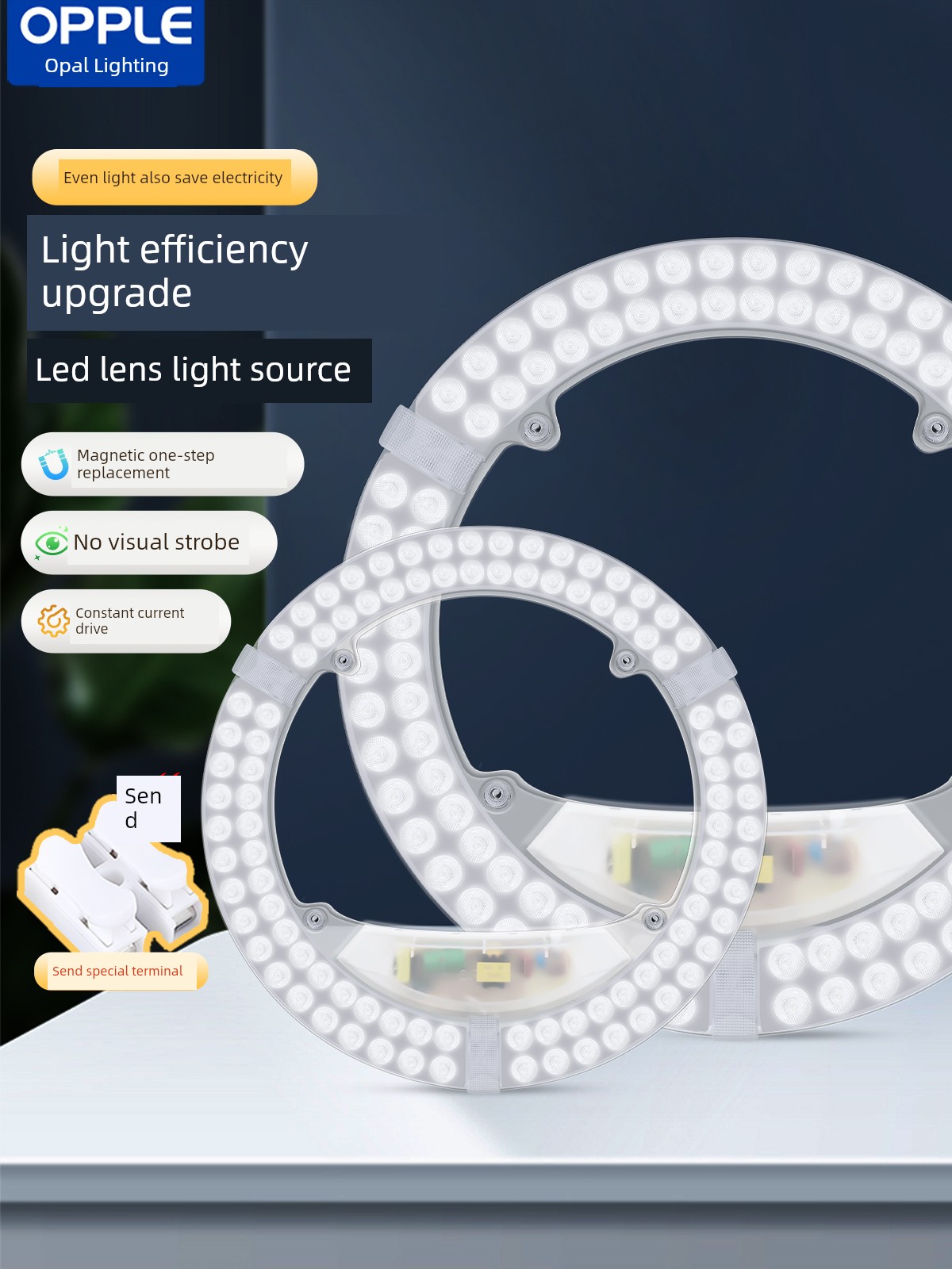Opple Replacement Refill Transformation Energy-Saving Ceiling Lamp