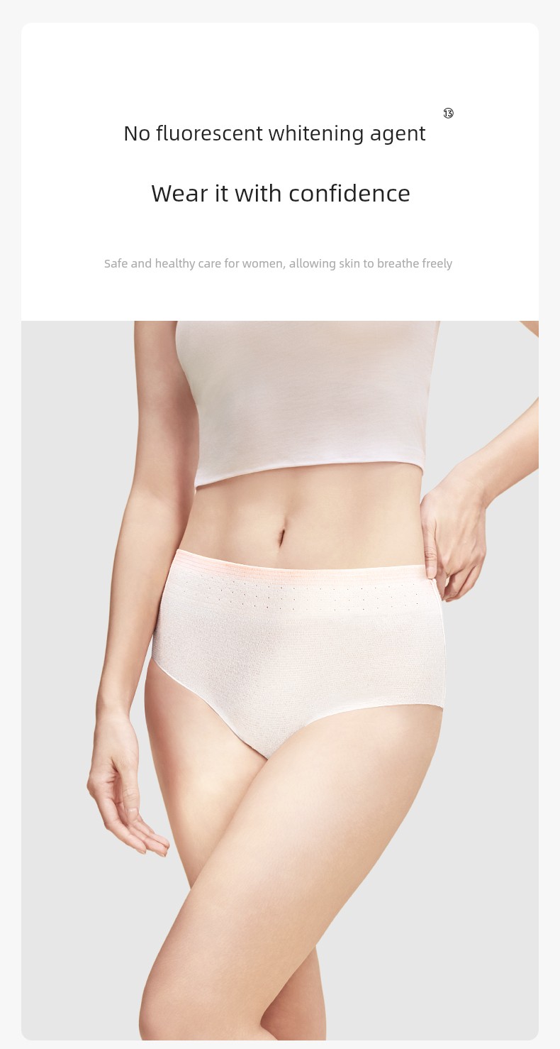 Deyou Disposable Underwear Women's Business Trip Sterilization Disposable Daily Disposable Pants Female Aunt Period — 10