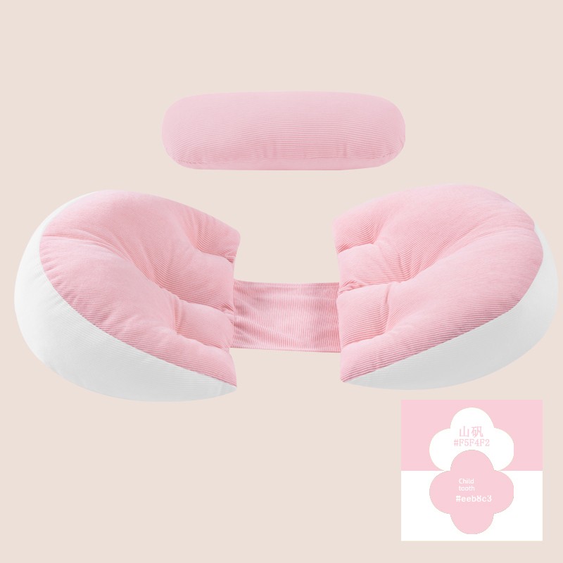 Summer Cool Removable and Washable Pregnancy Pillow Refreshing Non-Stick Pregnant Women Side Sleeping Belly Support Waist Cushion Sleep during Pregnancy — 1