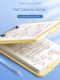 A4 board clip storage box folder writing pad board for primary school students special board clip test paper storage and sorting tool large capacity plastic file box file information box office supplies document sorting