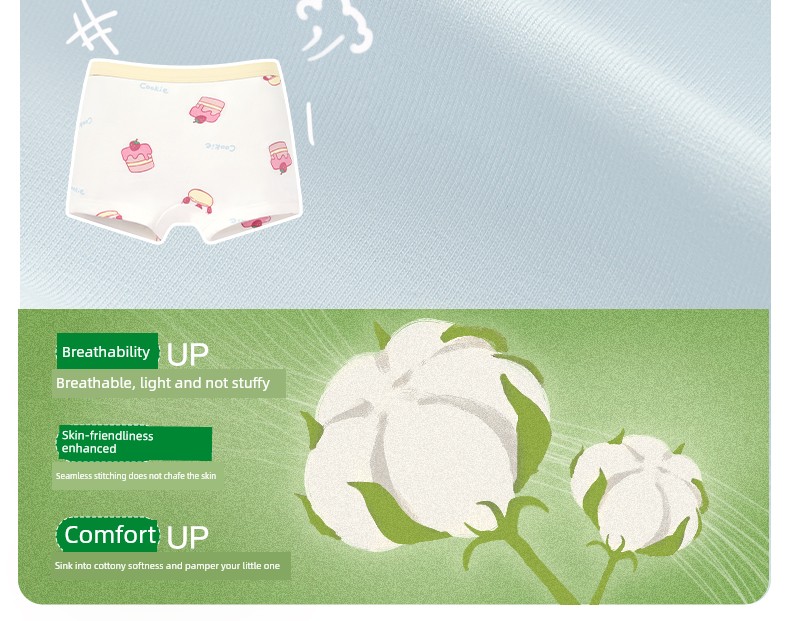 Niduoxiong Pure Cotton Baby Girl Children's Underwear — 8