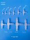 Plastic tee connector T-shaped pagoda connector One-point two-way hose water pipe tee 1.5 to 19mm