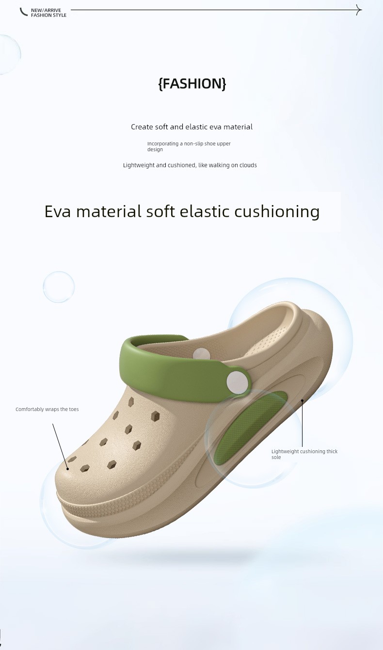 Step Eleven Children's Clog Shoes for Girls 2026 Summer New Thick-Soled Breathable Non-Smelly Non-Slip Parent-Child Sandals for Boys — 4