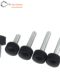 Round head straight pattern handle rubber head screw hand twist adjustable bakery handle hand twist screw M4M5M6