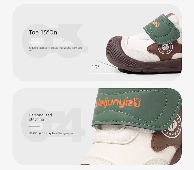 Toddler Shoes for Boys, Autumn Style Baby Shoes, Soft-Soled Non-Slip Functional Shoes for 1 to 3-Year-Old Girls, Children's Shoes — 11