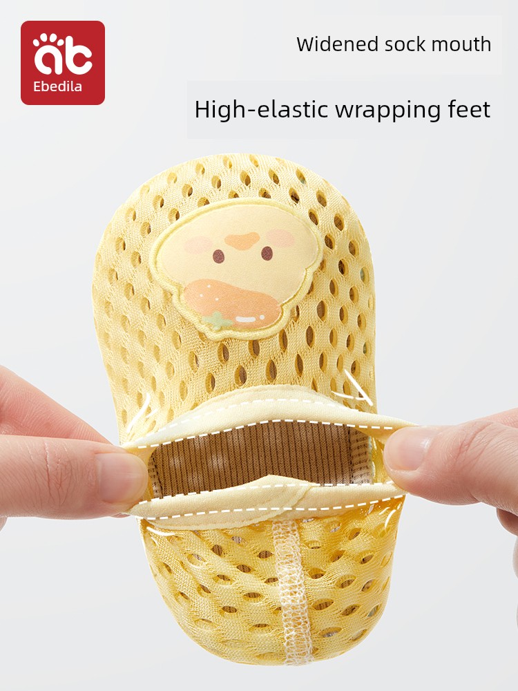 Baby Floor Shoes, Summer Thin Non-Slip Indoor Walking Shoes and Socks for Infants and Toddlers, Children's Boys and Girls, Summer Home Wear — 4