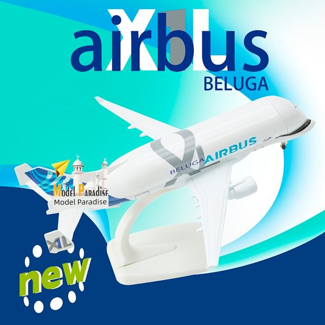 Transporter Big Beluga 20cm alloy simulation aircraft model toy gift special offer free shipping on wheeled gift box packaging