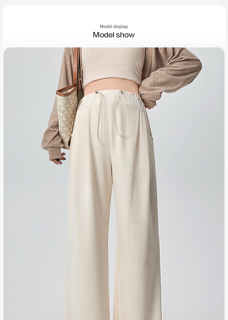 Maternity Pants for Autumn, Wide-Leg Pants That Don'T Squeeze the Belly, Fall/Winter Fleece-Lined Casual Straight-Leg Long Pants for Petite Women, Autumn — 13