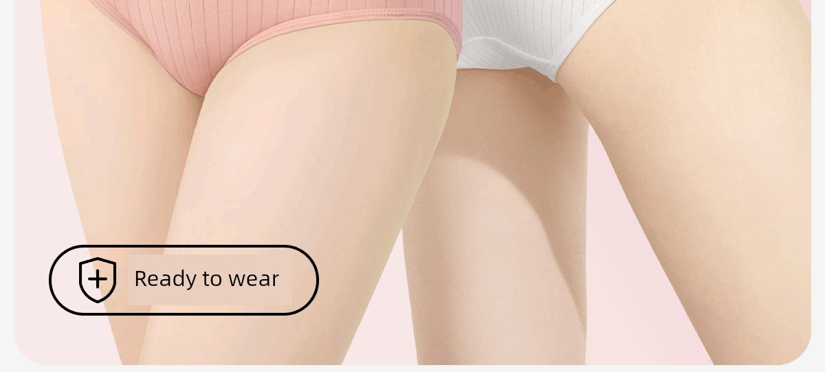 High-Waisted Disposable Underwear for Women, Pure Cotton Crotch, Sterile, Individually Packaged, Travel Style, Large Size, 100kg Daily Disposable Shorts — 5
