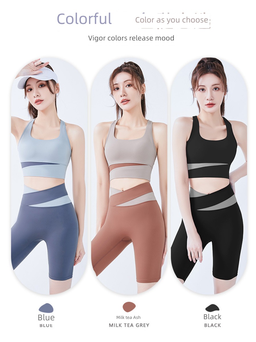 Anti sagging summer Yoga clothes Bras motion Underwear
