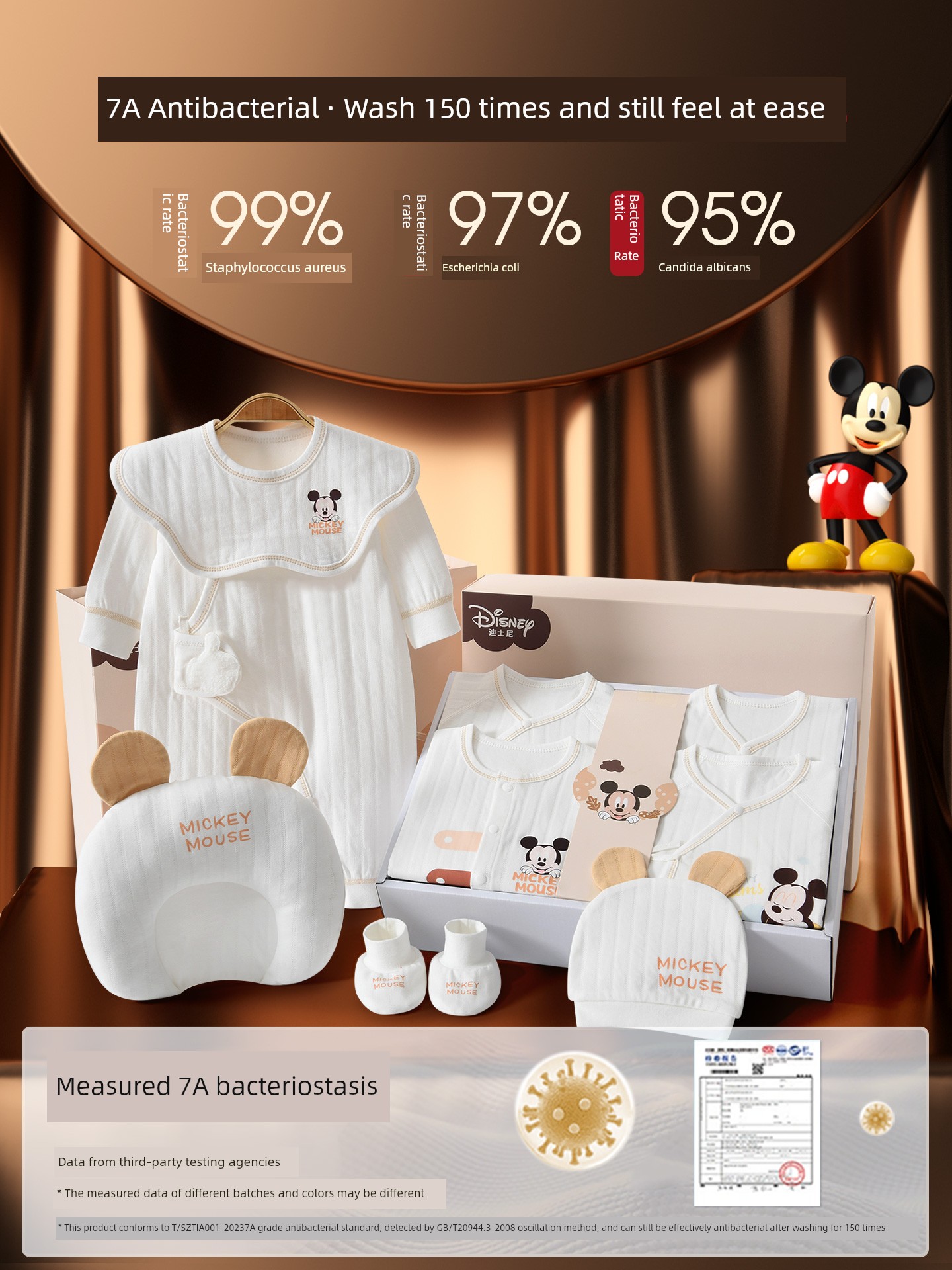 Disney Baby Clothes Gift Box, Newborn Baby Gift, High-End Practical Gift Set for Meeting the Baby — 2