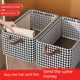 Clothing storage box houndstooth folding artifact storage box wardrobe sorting box fabric box clothing drawer type