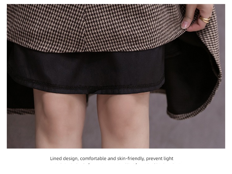 early autumn winter Big swing Wool Half body Women's wear Fluffy skirt