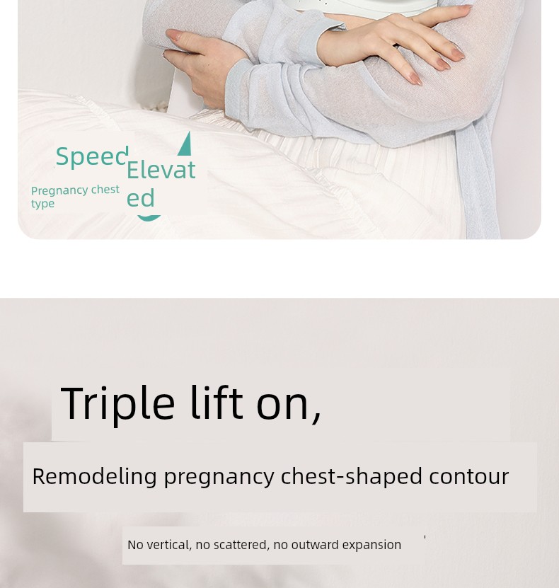 Clearance Sale Nursing Bras, Large Size, for Big Busts, Summer Thin Style, Postpartum Breastfeeding, Anti-Sagging, Pregnancy Nursing Bra — 2