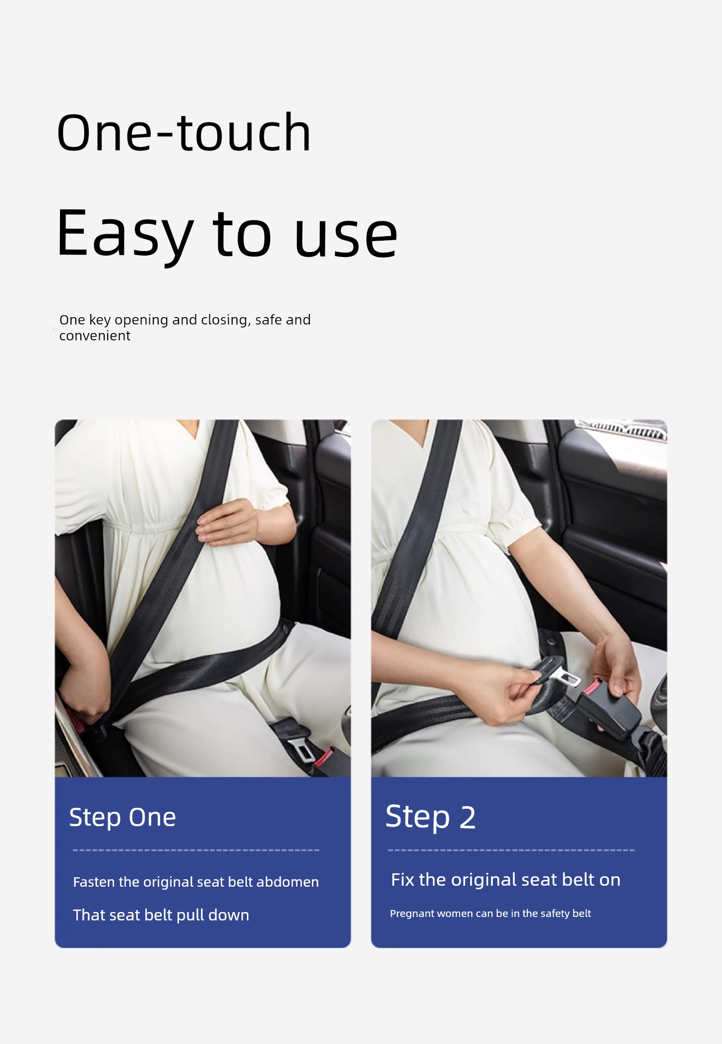 Pregnant Women's Safety Belt Car Special Belly Support Anti-Strangulation Belly Mid-Pregnancy Driving Car Driving Handy Gadget Fixed — 15
