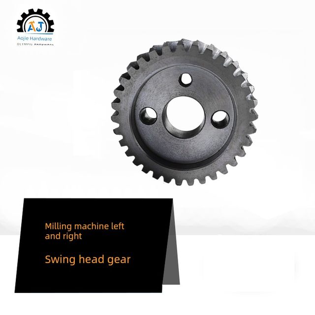 Taiwan turret milling machine accessories machine head left and right swing head worm inclination screw C1 turbine B186 189 gear