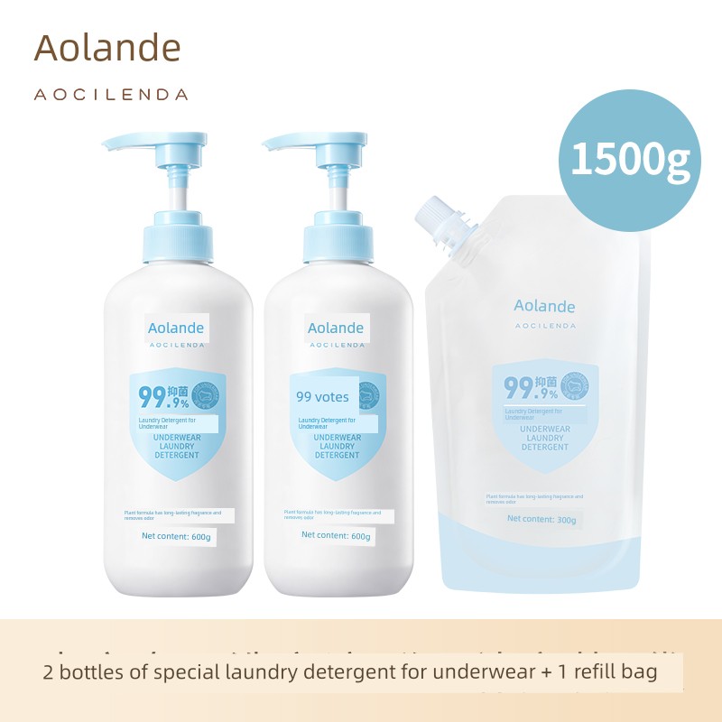 Aulandai Pregnancy Preparation Underwear Laundry Detergent for Women's Underwear and Panties, Removes Blood Stains and Dirt, Antibacterial Cleaning Liquid — 1