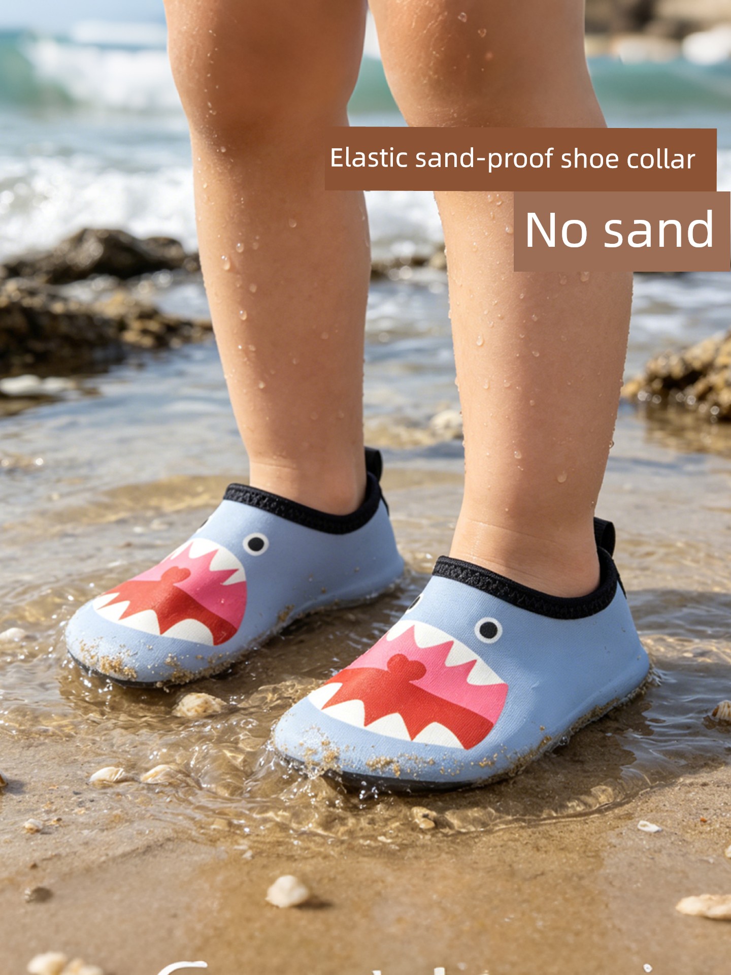 Children's Beach Shoes Non Slip Girls and Boys Quick-Drying Water Park Upstream Shoes Baby Indoor Outdoor Wading Room Socks — 4