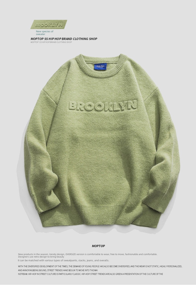 tide Mmoptop Autumn  leisure time sweater Sweater