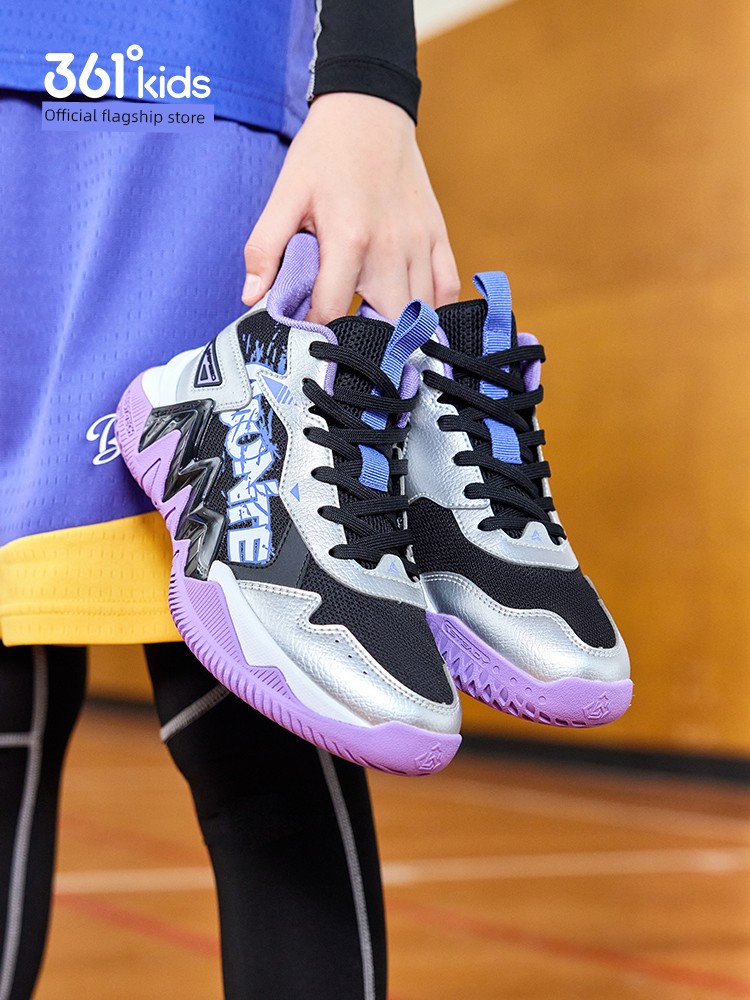 361 Kidsren's Shoes, Boys' Sports Shoes, Kidsren's Basketball Shoes, Summer New Mesh Breathable Youth Shoes — 4