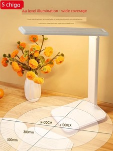 Chigo Foldable Table Lamp for Eye Protection, Dedicated for Studying, Suitable for Children and College Students, Dormit