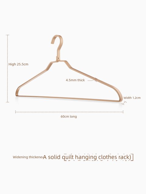 Large aluminum alloy widened and lengthened drying rack household clothes hanging sheets bath towel summer quilt four-piece magic weapon