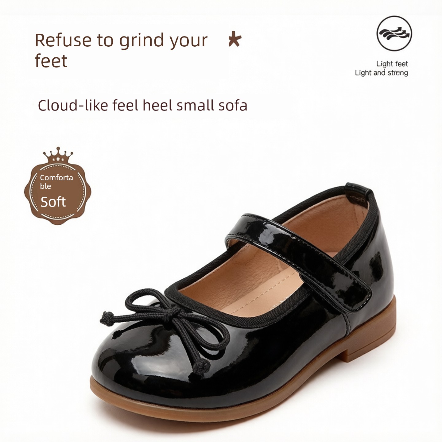 Black Leather Shoes for Girls, College Style Mary Jane Shoes, Versatile and Comfortable, British Style, Super Soft, 2026 New Model for Women — 4