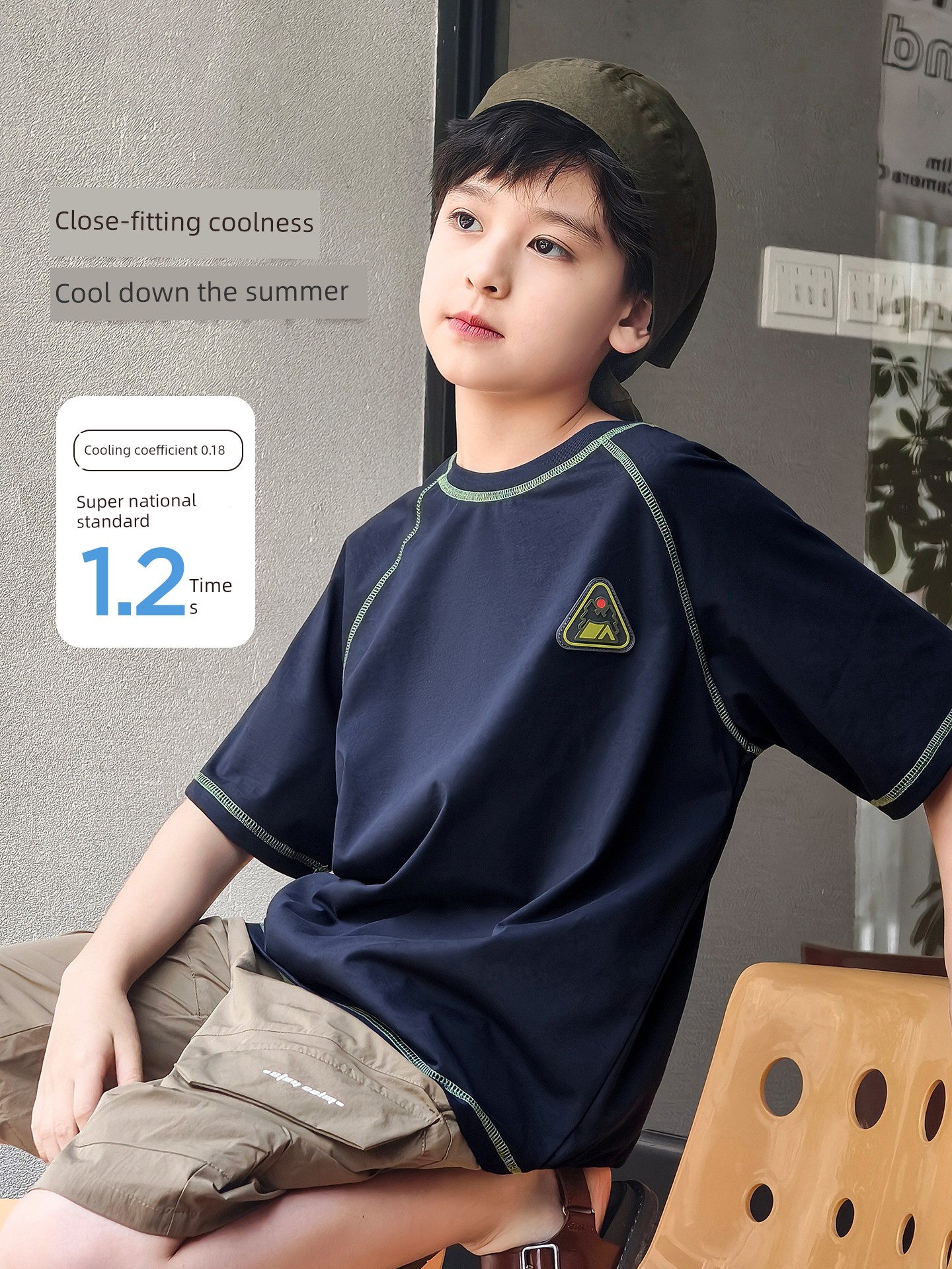 Zuoxi Children's Clothing Quick-Dry T-Shirt for Boys Short Sleeve Summer T-Shirt 2026 New Model Summer Big Kids Half-Sleeve Boys Trendy T-Shirt