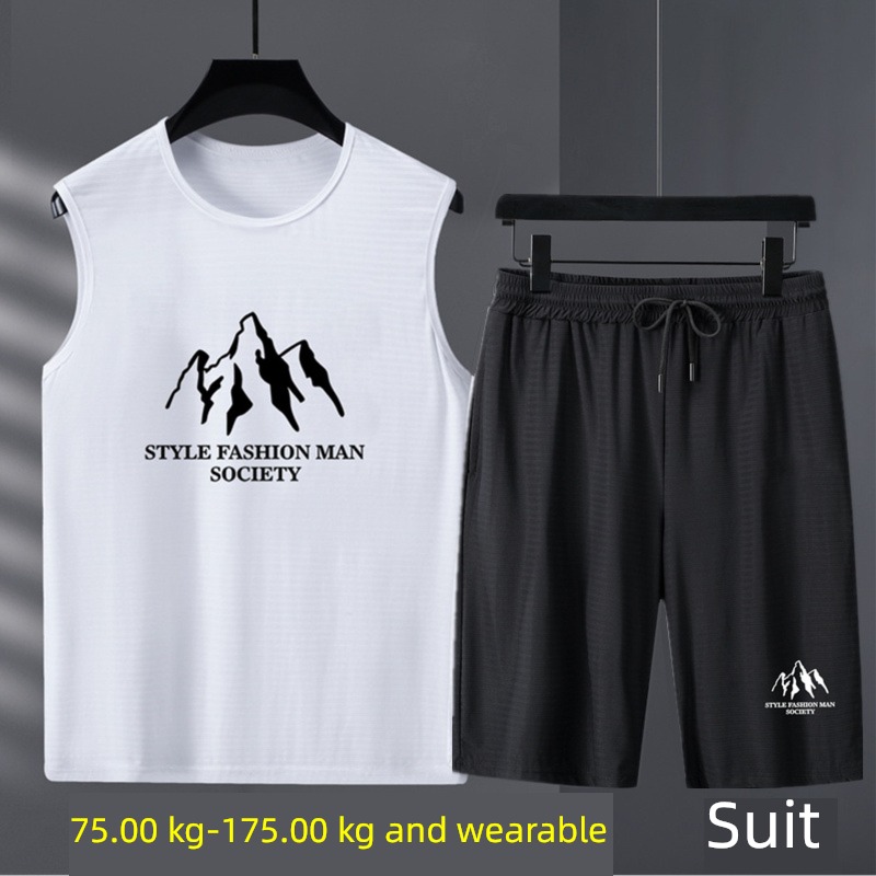 Big size summer Sleeveless waistcoat fat people motion vest