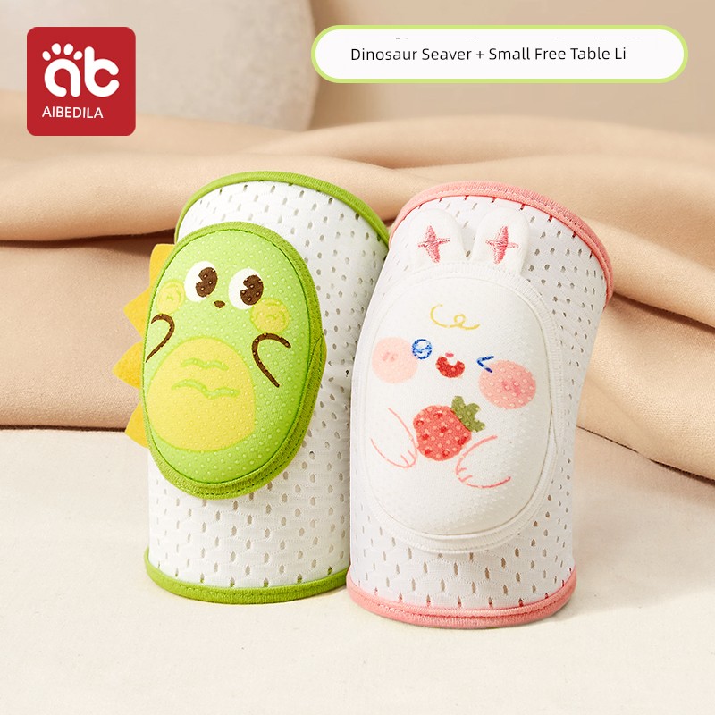Baby Knee Pads for Crawling, Baby Knee Protectors, Children's Crawling Anti-Fall Elbow Pads, Summer Thin Breathable Style — 3