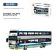 Super League of Legends City Market Scene Large Double-Decker Intercity Bus Educational Assembly Car Toy Building Block Model