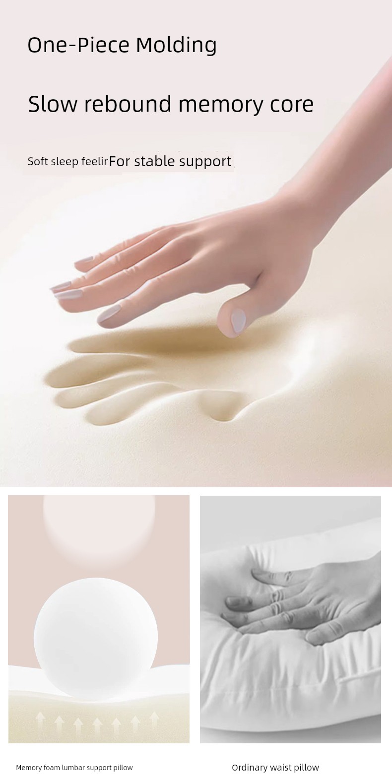 Babywatch Pregnancy Pillow Side Sleeping Pillow Waist Support Side Sleeping Pillow Belly Support Pregnancy Sleep Aid Special Gift — 6