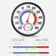 High precision 25CM ultra-large thermometer industrial thermometer hygrometer indoor pharmacy pharmacy dry and wet watch home use