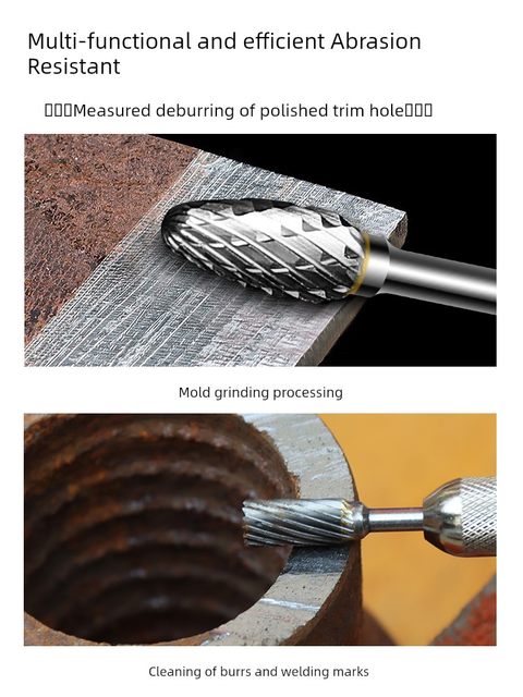 Carbide rotary file metal electric inner grinding head ACFM electric drill grinding drill bit electric frustration tungsten steel milling cutter