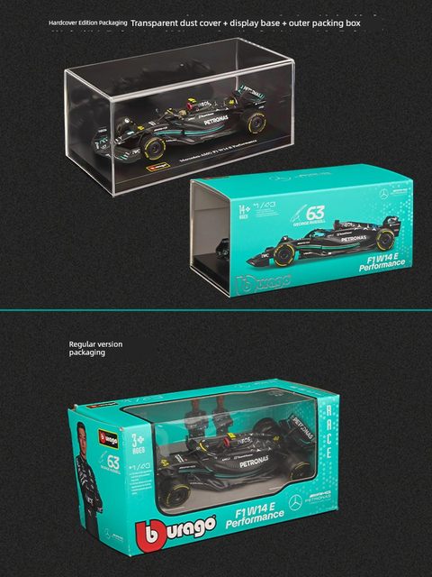 比美高F1赛车模型1:43奔驰F1车模W14方程式梅赛德斯合金车模仿真