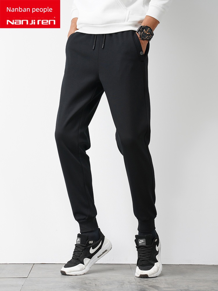 NGGGN easy Korean version knitting Autumn clothes Sports pants