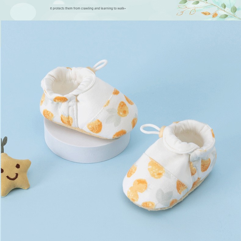 Beitais Infant Foot Covers, New Spring and Autumn Style Newborn Shoes, Soft-Soled Indoor Walking Shoes for Small Infants, Size S — 5