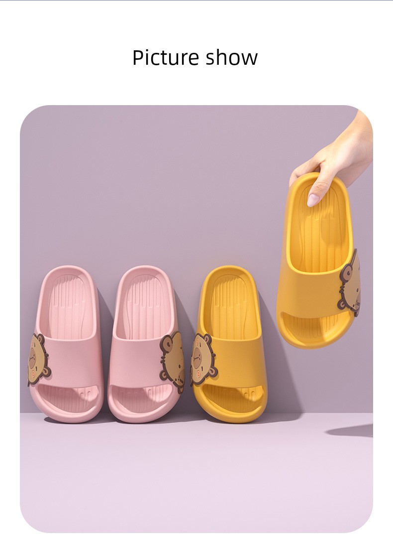 Cartoon Matching Summer Indoor Slip-on Kids Slippers — 10