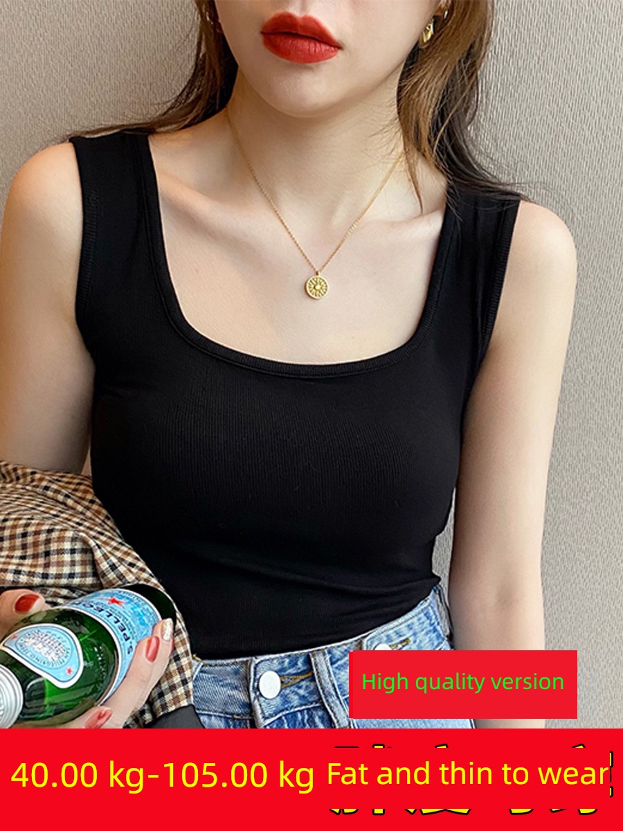 suit Inner lap Fat mm Sleeveless Lay a foundation jacket camisole