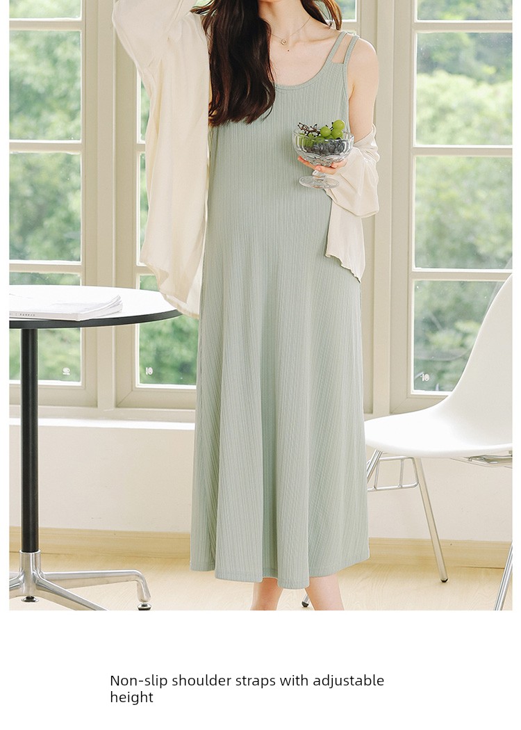 Maternity Wear Summer Dress Tops Women's Spring and Summer Vest Suspender Skirt Spring and Autumn 2026 New Set Autumn Outfit — 4