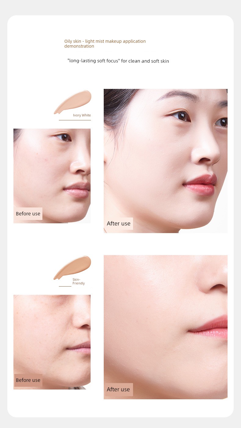 German Nenfu Folic Acid Air Cushion Bb Cream Concealer Isolation Foundation Liquid Special Skincare Product for Women Preparing for Pregnancy Cosmetics — 36